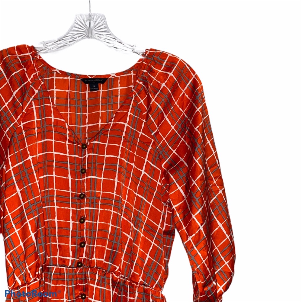 Banana Republic‎ Silky Flowy Blouse Small (13) S